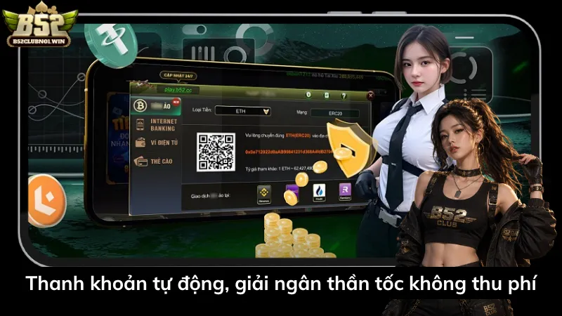 Thanh khoản tự động, giải ngân thần tốc không thu phí