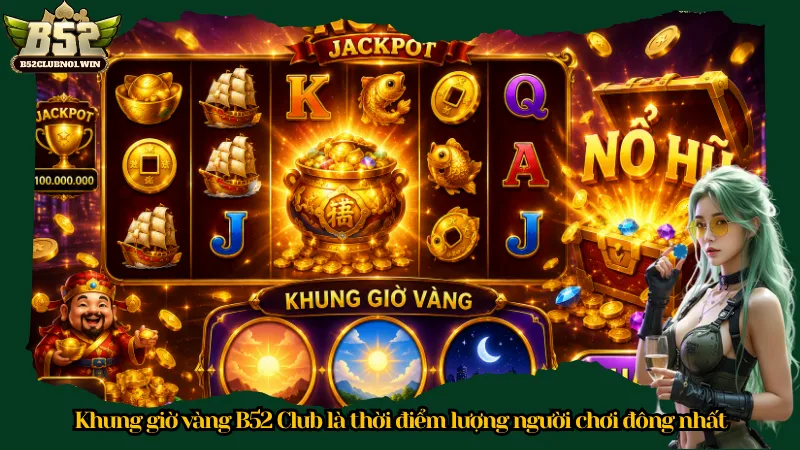 Khung giờ vàng B52 Club là thời điểm lượng người chơi đông nhất